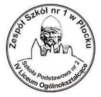 Logo - Zespół Szkół nr 1 w Płocku