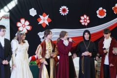 Rozmawiają: Telimena, Hrabia, Ksiądz Robak, Sędzia Tadeusz i Zosia