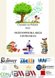 Plakat ogólnopolskiej akcji „Czytanie na Polanie”.