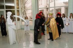 Diabły, Herod i Śmierć na scenie w Urzędzie Miasta Płocka.