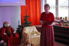 Organizatorka konkursupodczas  spotkanie z dziećmi, pani Emilia Heljasińska-Schmidt.