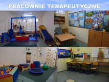 Zdjęcie przedstawiające sale terapeutyczne do zajęć SI, terapii logopedycznej, rewalidacji.