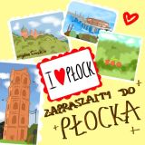 Praca nagrodzona w konkursie przedstawiająca najciekawsze zabytki i miejsca Płocka.