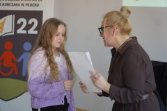 Dyrektor Szkoły Podstawowej nr 22 gratuluje laureatowi