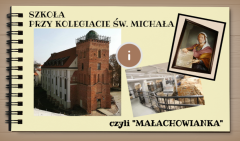 Zdjęcie przedstawiające budynek szkoły - Małachowianki. 