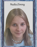 Zdjęcie przedstawiające wizerunek przewodniczącej Samorządu Uczniowskiego Nadii Zimny.