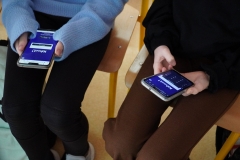 Logowanie uczniów w aplikacji Kahoot.