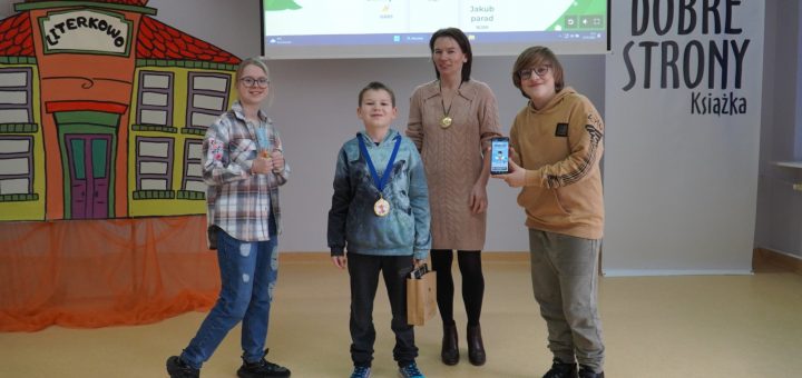 Zwycięzcy konkursu „Mistrz Czytelnictwa”.