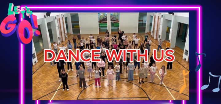 Zdjęcie wszystkich uczestników zabawy "Dance with Us".
